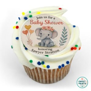 baby elephant shower invitation design o