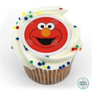 elmo's bright smiling face o