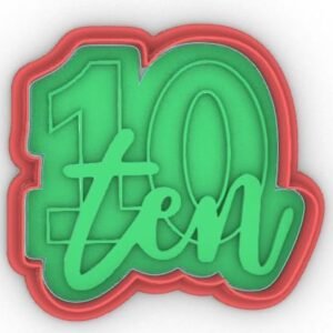 10 Ten Birthday Number