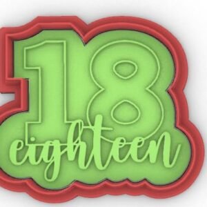 18 Eighteen Birthday Number