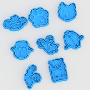Animal Cookie Cutter Set Of 8