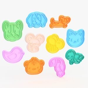 Animals Cookie Cutter Set Of 10 #3