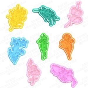 Australian Native Flowers Cookie Cutter Set Of 8 2