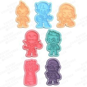 Avengers Cookie Cutter Set Of 7