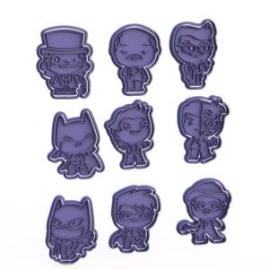 Batman Dark Knight Cookie Cutter Set Of 9