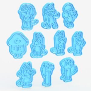 Bluey Cartoon Cookie Cutter Set Of 10 New