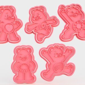 Care Bears Cookie Cutter Set Of 5