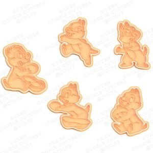 Chip N Dale Rescue Rangers Pets Animals Cookie Cutter Set Of 5