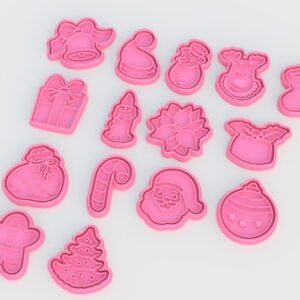 Christmas Cookie Cutter Set Of 15