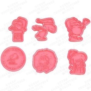 Christmas Snoopy Cookie Cutters Set Of 6