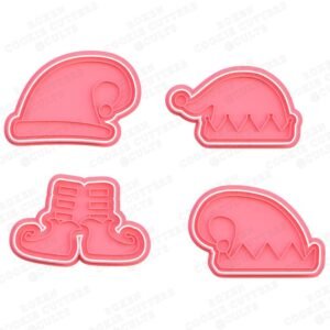 Christmas Elf Legs Cookie Cutter Set Of 4