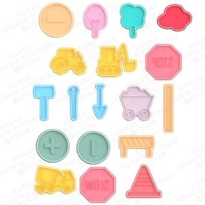 Construction Cookie Cutter Set Of 18