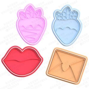 Cute Valentines Day Cookie Cutter Set Of 4