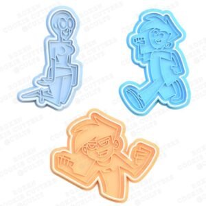 Danny Phantom Nickelodeon Cookie Cutter Set Of 3