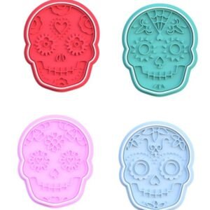 Day Of The Dead Cookie Cutter Set Of 4