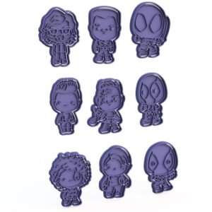 Deadpool Cookie Cutter Set Of 9