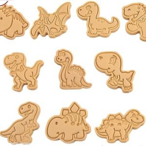 Dinosaur Cookie Cutters Set Of 10