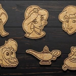 Disney Aladdin Cookie Cutter Set Of 6
