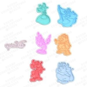 Disney Cartoon Misc Cinderella Cookie Cutter Set Of 7