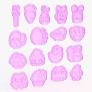 Easter Cookie Cutter Set Of 17