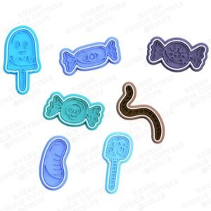 Halloween Candy Cookie Cutter Set Of 7