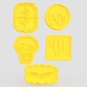 Harry Potter Cookie Cutter Set Of 5 3