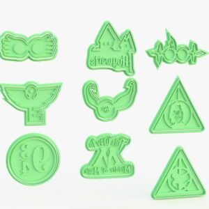 Harry Potter Cookie Cutter Set Of 9