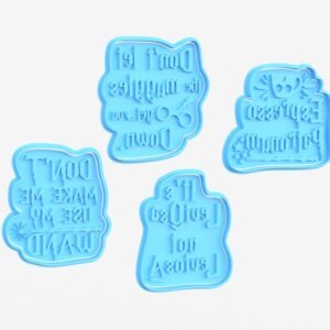 Harry Potter Lettering Cookie Cutter Set Of 4