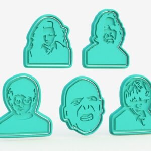 Harry Potter Silhouette Cookie Cutter Set Of 5