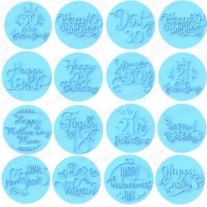 Holidays Lettering (birthday Inc) Cookie Cutter Set Of 27 1