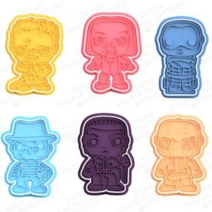 Horrors Movie Characters Cookie Cutter Set Of 6