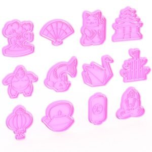 Japanese Cookie Cutter Set Of 12