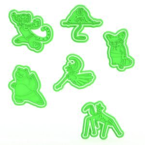 Kung Fu Panda Cookie Cutter Set Of 6