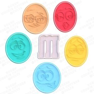 M And M Peanuts Cookie Cutter Set Of 6
