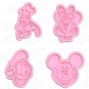 Mickey Mouse Cookie Cutter Set Of 4 OLD