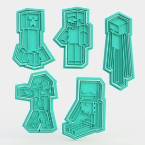 Minecraft Cookie Cutter Set Of 5