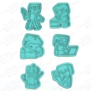 Minecraft Cookie Cutter Set Of 6