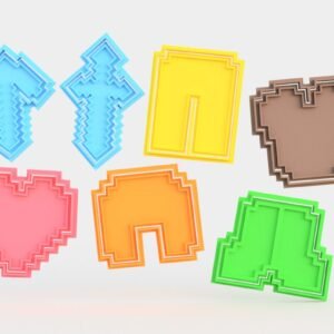 Minecraft Cookie Cutter Set Of 8