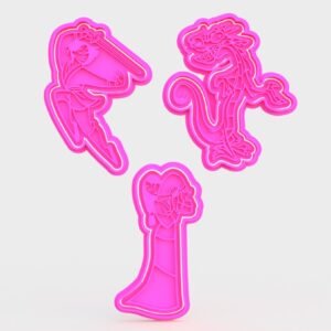 Mulan Cookie Cutter Set Of 3