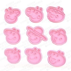 Peppa Pig Cookie Cutter Set Of 18 #1 Heads