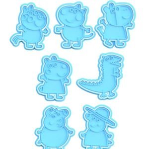 Peppa Pig Cookie Cutter Set Of 7