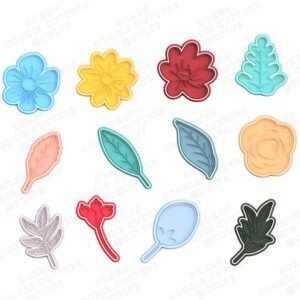 Plants And Flower Cookie Cutter Set Of 12