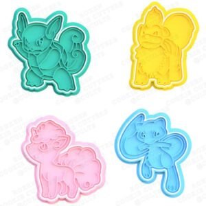Pokemon Cookie Cutter Set Of 4 2