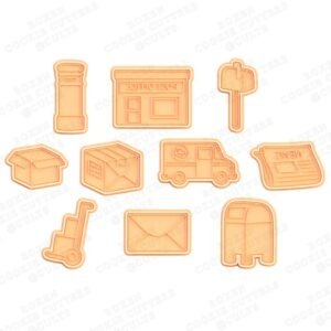 Post Office Cookie Cutter Set Of 10