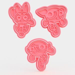 Powerpuff Cookie Cutter Set Of 3