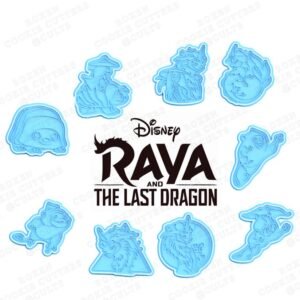 Raya And The Last Dragon Cookie Cutter Set Of 9