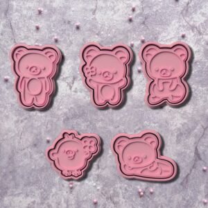 Rilakkuma Cookie Cutters Set Of 5