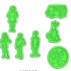Scooby Doo Cookie Cutter Set Of 7
