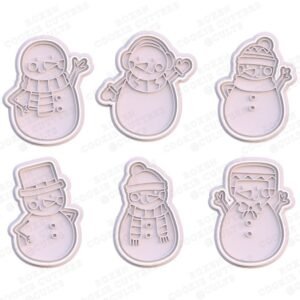 Snowman Cookie Cutter Set Of 6