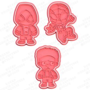 Spiderman Miles Morales Cookie Cutter Set Of 3
